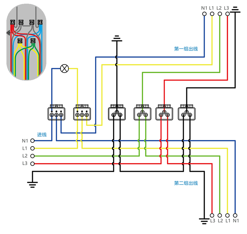 T-junction wiring diagram
