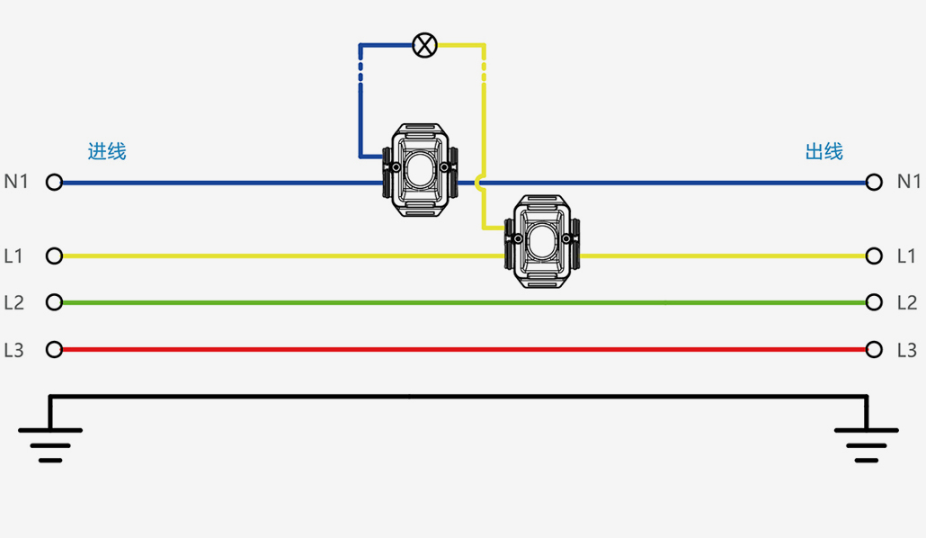 Underground branch wiring diagram